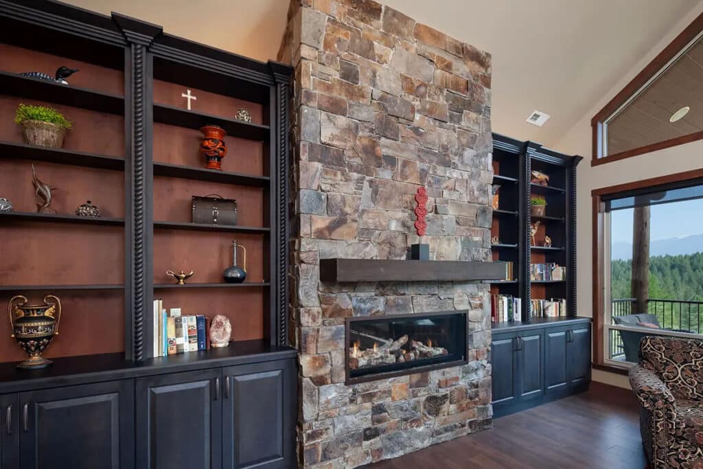 Showplace Cabinetry - Entertainment Area - Fireplace Surround